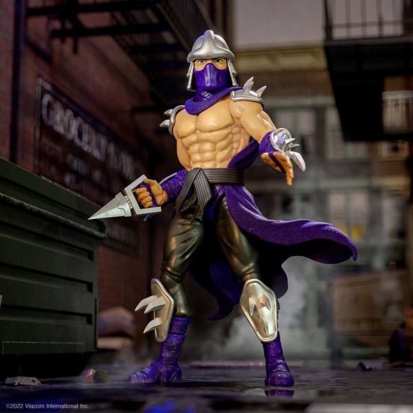 Teenage Mutant Ninja Turtles Ultimates Action Figure Shredder (Silver Armor)