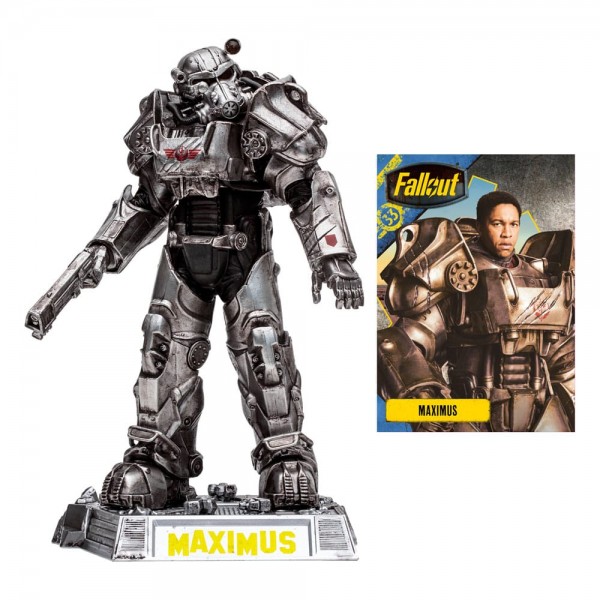 Fallout Movie Maniacs Actionfiguren 3er-Pack Lucy & Maximus & The Ghoul (GITD) (Gold Label) 15 cm