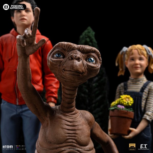 E.T. The Extra-Terrestrial Deluxe Art Scale Statue 1:10 E.T., Elliot and Gertie 19 cm