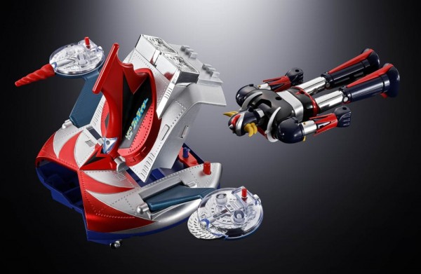 UFO Robo Grendizer Chogokin Actionfigur Deluxe Grendizer & UFO Spazer 14 cm