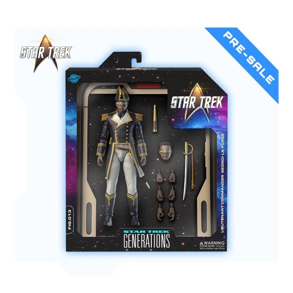 Star Trek: Generations Geordi La Forge Sailor Uniform Version Action Figure