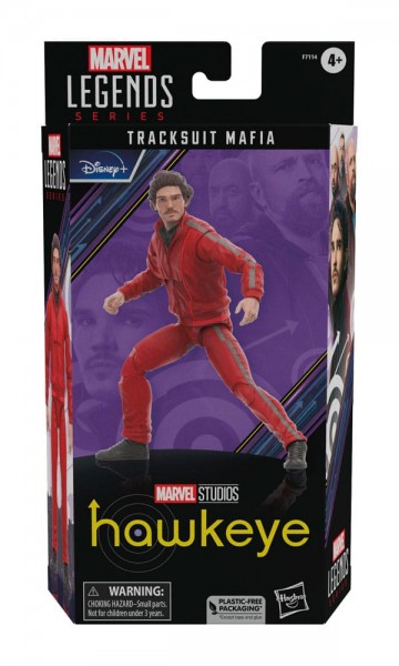 Hawkeye Marvel Legends Actionfigur Tracksuit Mafia
