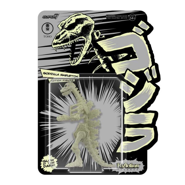 Godzilla Toho ReAction Actionfigur Godzilla Skeleton Glow