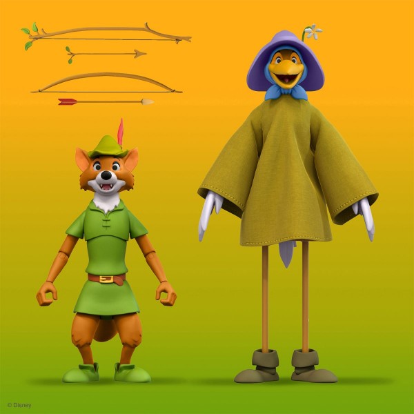 Disney Ultimates Action Figure Robin Hood with Stork