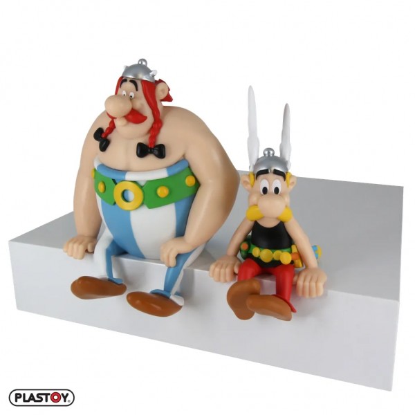 Asterix & Obelix sitzende Figuren
