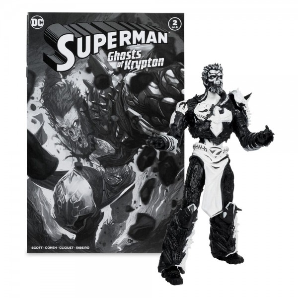 DC Direct Page Punchers Action Figures & Comic Book Pack of 4 Superman Series (Sketch Edition) (Gold Label) 18 cm