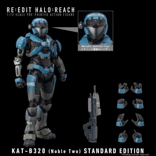 Halo: Reach Actionfigur 1/12 Kat-B320 (Noble Four) 18 cm