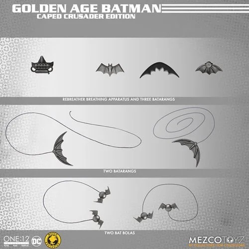 Batman: Golden Age Caped Crusader Edition One:12 Collective Actionfigur