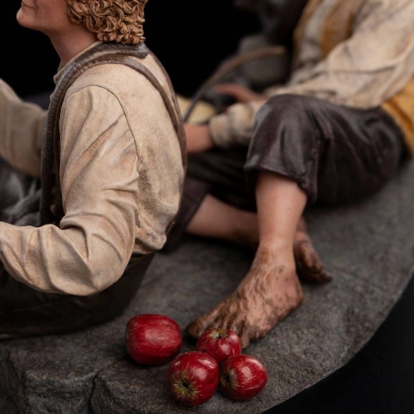 Der Herr der Ringe Mini Statue Merry und Pippin 12 cm-Copy