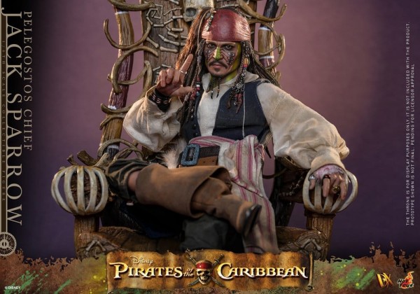 Pirates of the Caribbean - Fluch der Karibik 2 DX Actionfigur 1/6 Pelegostos Chief Jack Sparrow