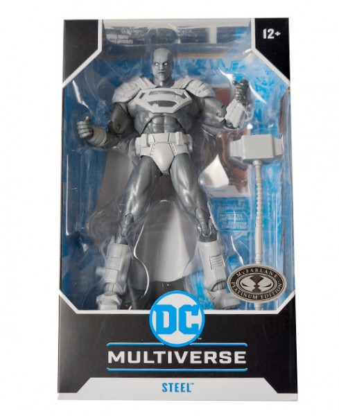 DC Multiverse Actionfigur Steel 18 cm - Version 2