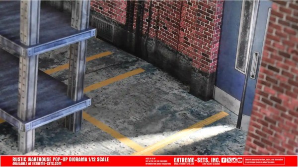 Extreme Sets Rustic Warehouse Pop-Up Diorama 1/12