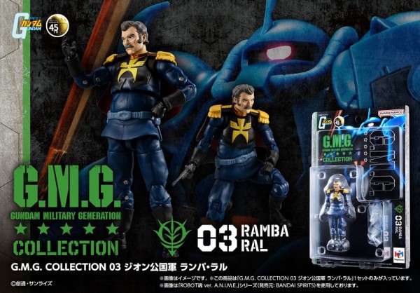 Mobile Suit Gundam G.M.G. Collection 03 Actionfigur Principality of Zeon Ramba Ral 10 cm