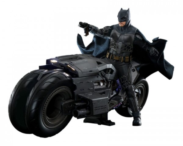 The Flash Movie Masterpiece Actionfigur mit Fahrzeug 1/6 Batman &amp; Batcycle Set 30 cm