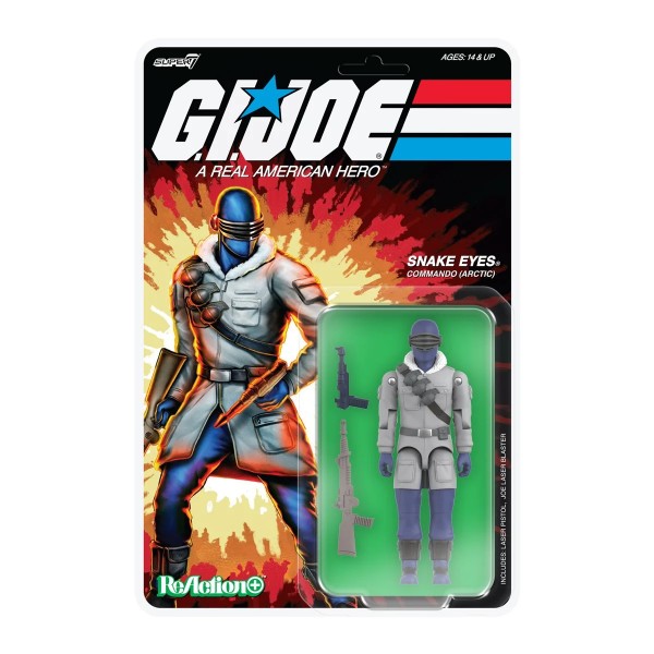G.I. Joe ReAction+ Wave 5 (Movie) Arctic Snake Eyes