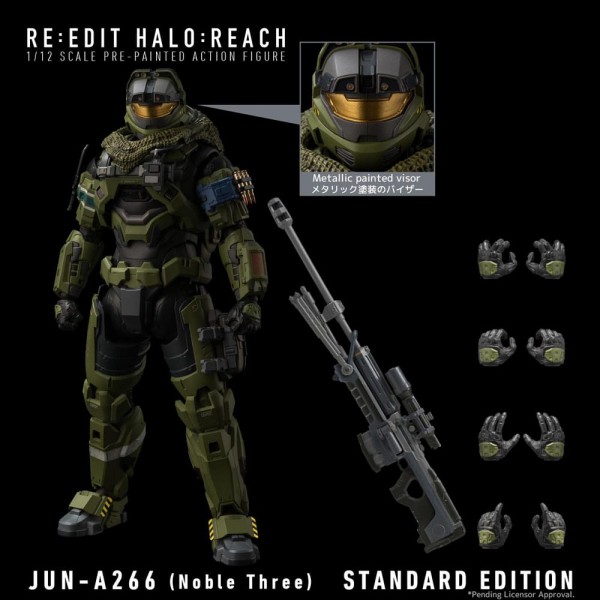 Halo:Reach Actionfigur 1:12 Jun-A266 (Noble Three) 17 cm