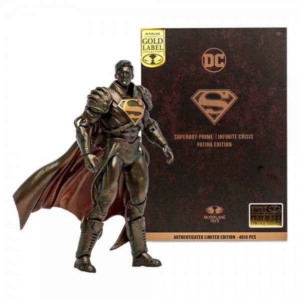 DC Multiverse Actionfigur Superboy Prime (Patina) (Gold Label) 18 cm