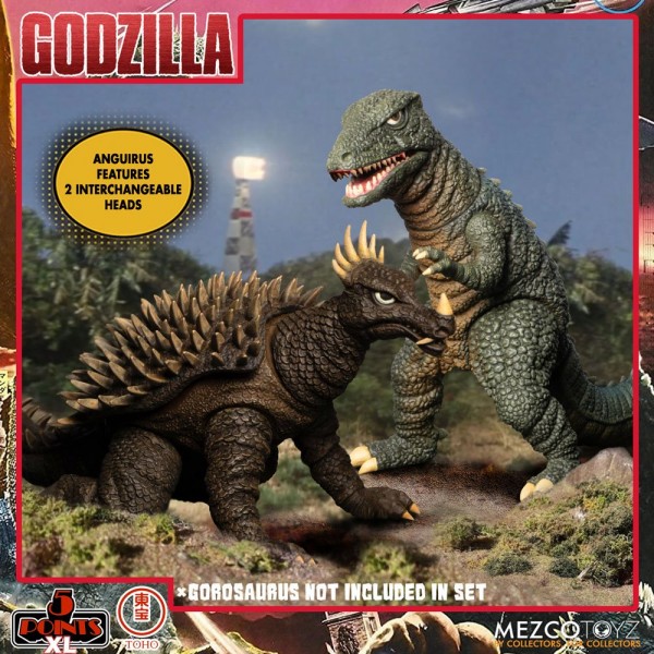 Godzilla: Frankenstein und die Monster aus dem All '5 Points' Actionfiguren Deluxe Box-Set Round 1