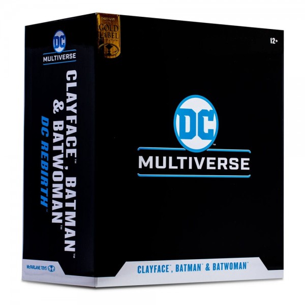 DC Multiverse Actionfiguren Multipack Clayface, Batman & Batwoman (DC Rebirth) (Gold Label) 18 cm