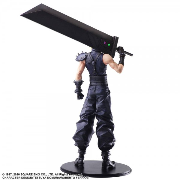 Final Fantasy VII Remake Static Arts Gallery Statue Cloud Strife