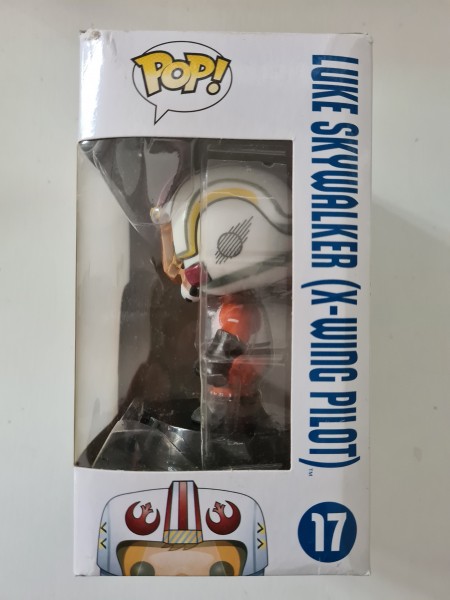 B-Ware Star Wars POP! Vinyl Wackelkopf-Figur Luke Skywalker (X-Wing Pilot) 9 cm - defekte Verpackung