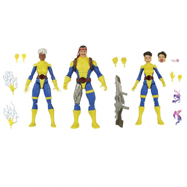 X-Men Marvel Legends Actionfiguren-Set 60th Anniversary Forge, Storm, & Jubilee