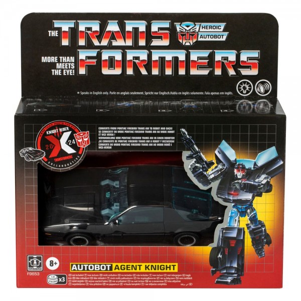 Transformers x Knight Rider Actionfigur Autobot Agent Knight 16 cm