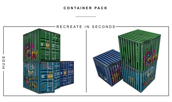 Extreme Sets Container Pack Pop-Up Diorama 1/12