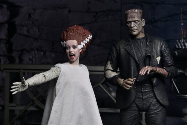 Universal Monsters 2er-Pack Bride of Frankenstein 90th Anniversary The Monster & His Mate 18 cm