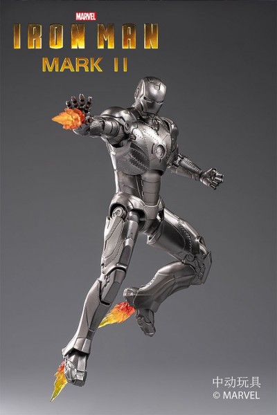 ZD Toys Actionfigur 1/10 Iron Man Mark II