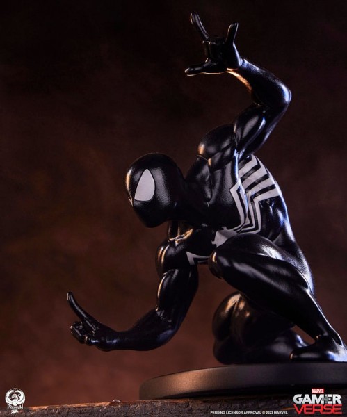 Marvel Gamerverse Classics PVC Statue 1:10 Spider-Man (Black Suit Edition) 13 cm