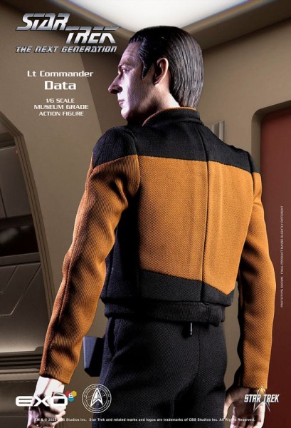 Star Trek: The Next Generation Actionfigur 1/6 Lt. Commander Data (Standard Version) 30 cm
