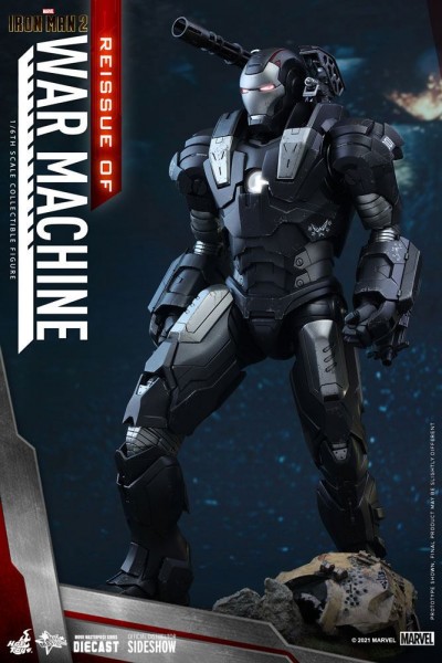 Iron Man 2 Movie Masterpiece Diecast Action Figure 1/6 War Machine (Reissue)