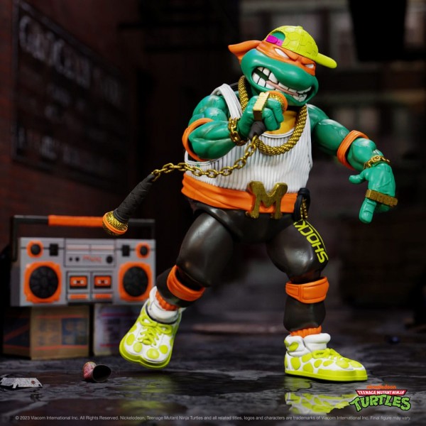 Teenage Mutant Ninja Turtles Ultimates Actionfigur Rappin' Mike 18 cm
