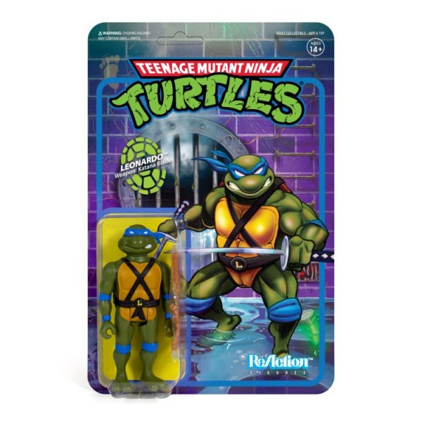 Teenage Mutant Ninja Turtles ReAction Actionfigur Leonardo