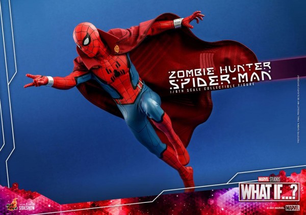 What If...? Animated Series Masterpiece Action Figure 1/6 Zombie Hunter Spider-Man