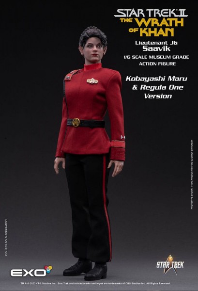  Star Trek II: The Wrath of Khan Action Figure 1:6 Lt. Saavik (Kobayashi Maru Version) 28 cm