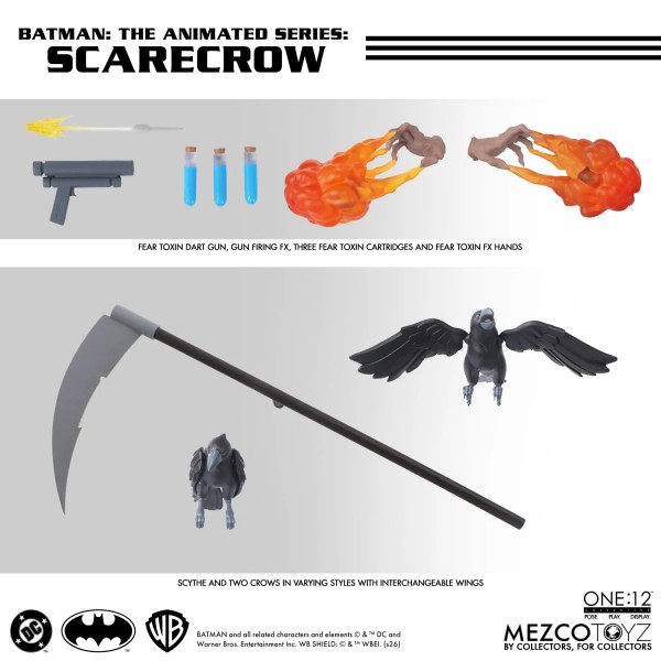 Batman: The Animated Series Actionfigur 1/12 Scarecrow 17 cm