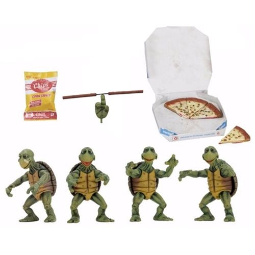 Teenage Mutant Ninja Turtles 1990 Movie Actionfiguren 1/4 Baby Turtles (4-Pack)