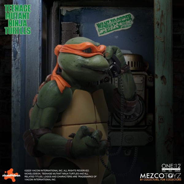 TMNT Figures box set 1/12 Teenage Mutant Ninja Turtles (1990 Movie) 15 cm