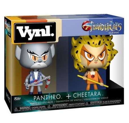ThunderCats VYNL Vinyl Figuren Doppelpack Panthro &amp; Cheetara 10 cm