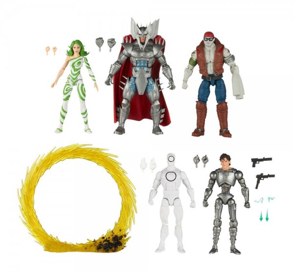 B-Stock X-Men Marvel Legends Action Figures 60th Anniversary X-Men Villains set of 5 - damaged packaging