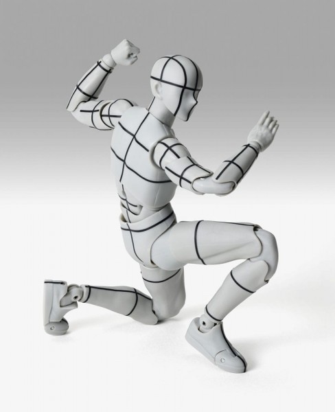 S.H.Figuarts Actionfigur Body-Kun Sports Edition Wire Frame (Gray Color Ver.) 15 cm