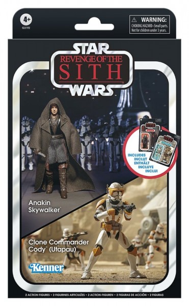 Star Wars Episode III Vintage Collection 2er-Pack Anakin Skywalker & Clone Commander Cody (Utapau)