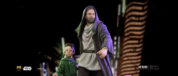 Star Wars Obi-Wan Kenobi Art Scale Statue 1/10 Obi-Wan & Young Leia