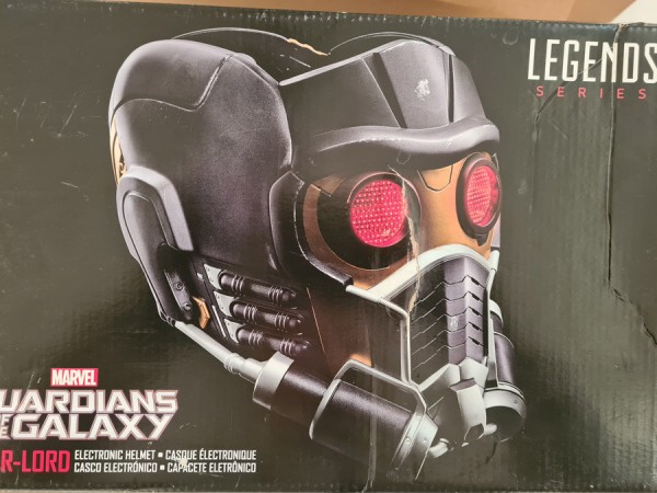 B-Stock Marvel Legends Guardians of the Galaxy Infinity Saga Star-Lord Electronic Helmet
