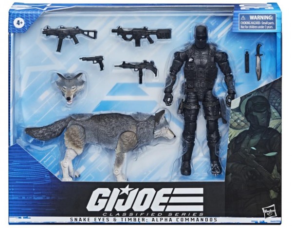 G.I. Joe Classified Series Action Figures 15 cm Snake Eyes & Timber: Alpha Commandos (2-Pack)