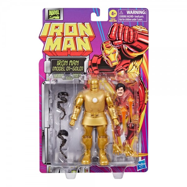 Iron Man Marvel Legends Actionfigur Iron Man (Model 01-Gold) 15 cm