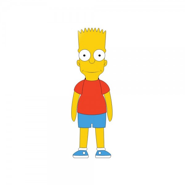 Simpsons Plüschfigur sprechend Bart 33 cm *Englische Version*