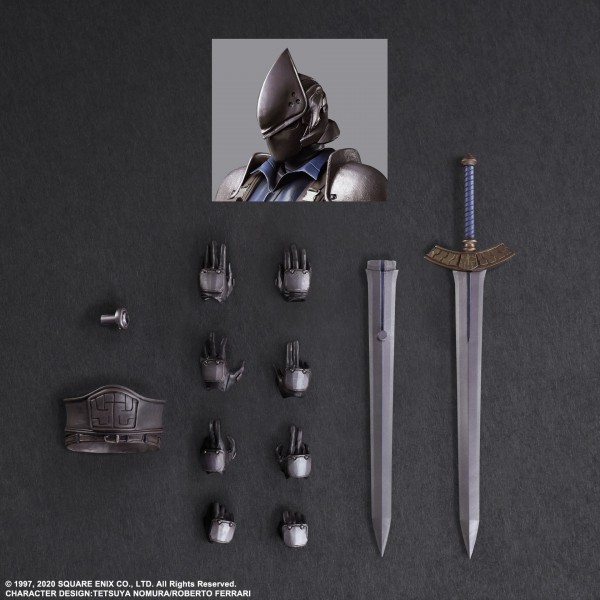 Final Fantasy VII Remake Play Arts Kai Actionfiguren-Set Roche & Motorcycle Set